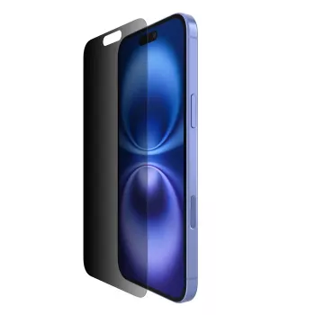 Protector de pantalla con privacidad Belkin OVA168HQ para iPhone 16 Plus antibacteriano resistente a golpes