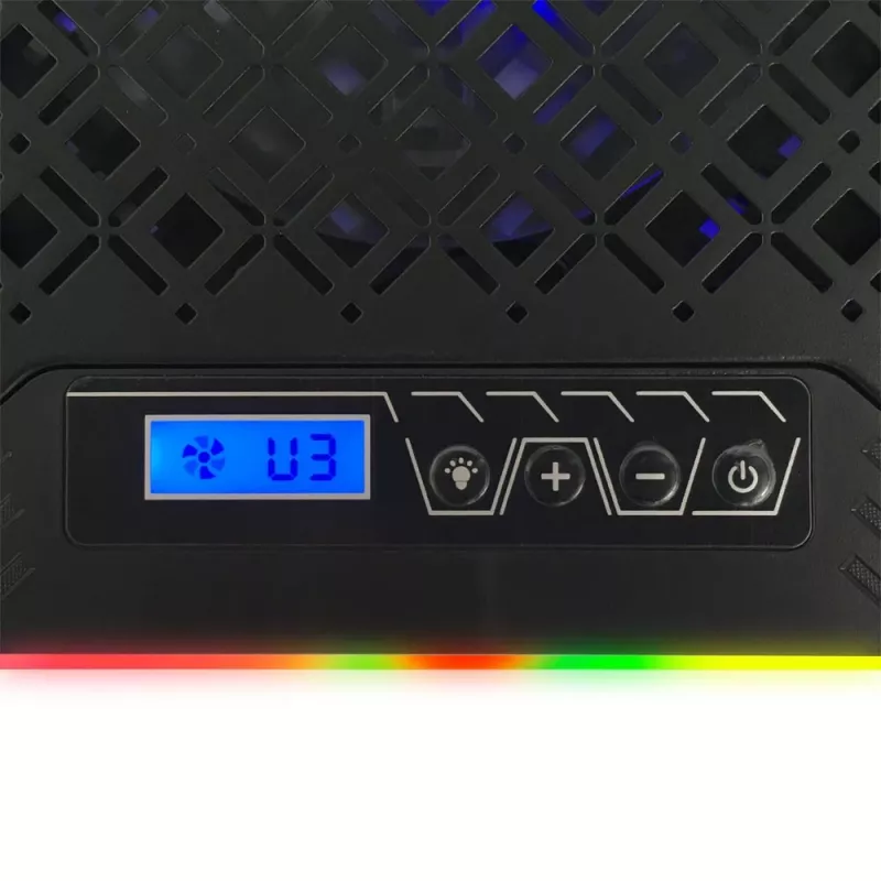 Base refrigeradora para portátil Esperanza GALERNE 48,3 cm (19 pulgadas) 2100 rpm Negra