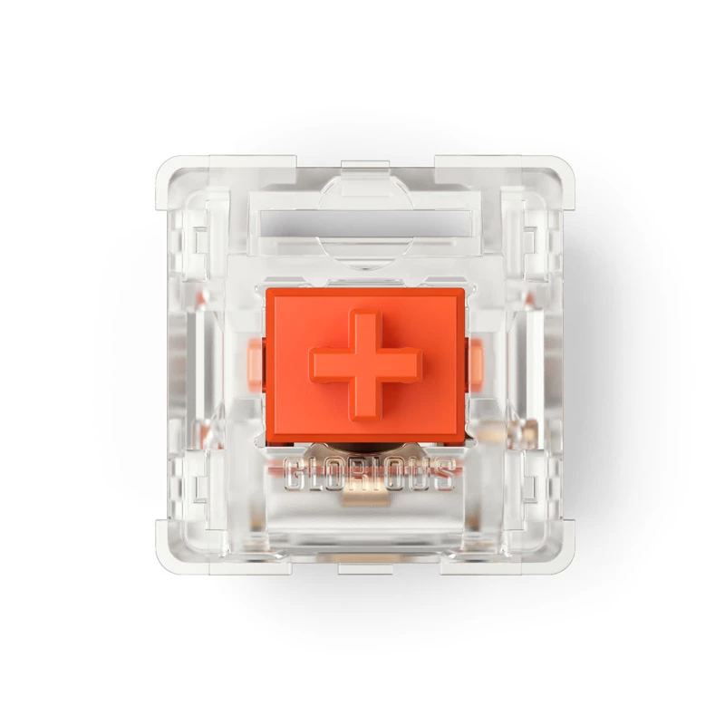 Interruptores mecánicos para teclado Aptel Glorious Fox Forge (prelubricados), pack de 36