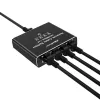 Mini switch Ethernet QOLTEC 52293 1x4 RJ45, splitter de red no gestionado 1 entrada 4 salidas