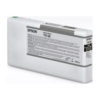 Cartucho de tinta Epson T9138 Negro mate 200 ml – Cartucho de tinta negro mate