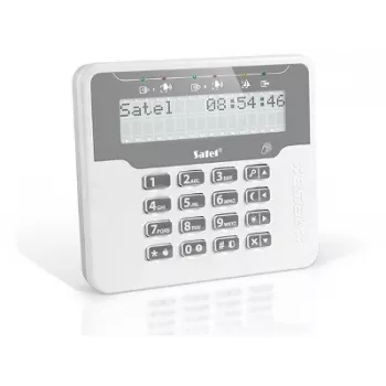 Lector RFID SATEL VERSA-LCDR-WH – lector de acceso de pared con teclado y pantalla