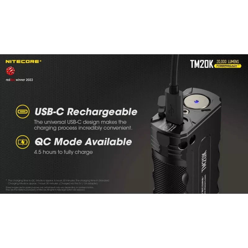 Linterna Tiny Monster SERIES/20000 lúmenes TM20K Nitecore