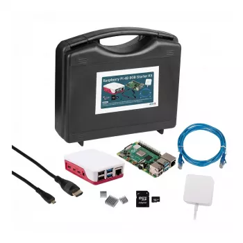 Siwa Raspberry PI4B - 8GB - Full KI con carcasa roja/blanca (SI-RPI4B-FULL8GB)