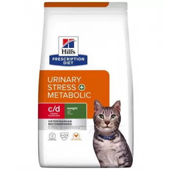 HILL'S PD Feline Urinary Stress + Metabolic c/d - pienso para gatos - 1,5 kg