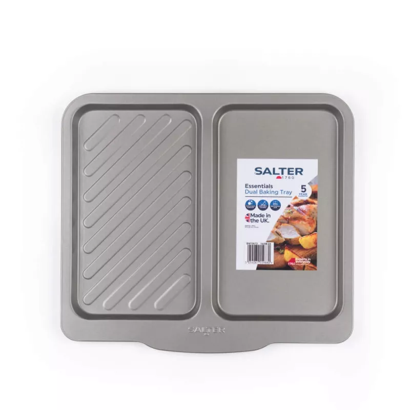 Bandeja de horno Salter BW13673 diseño dividido antiadherente
