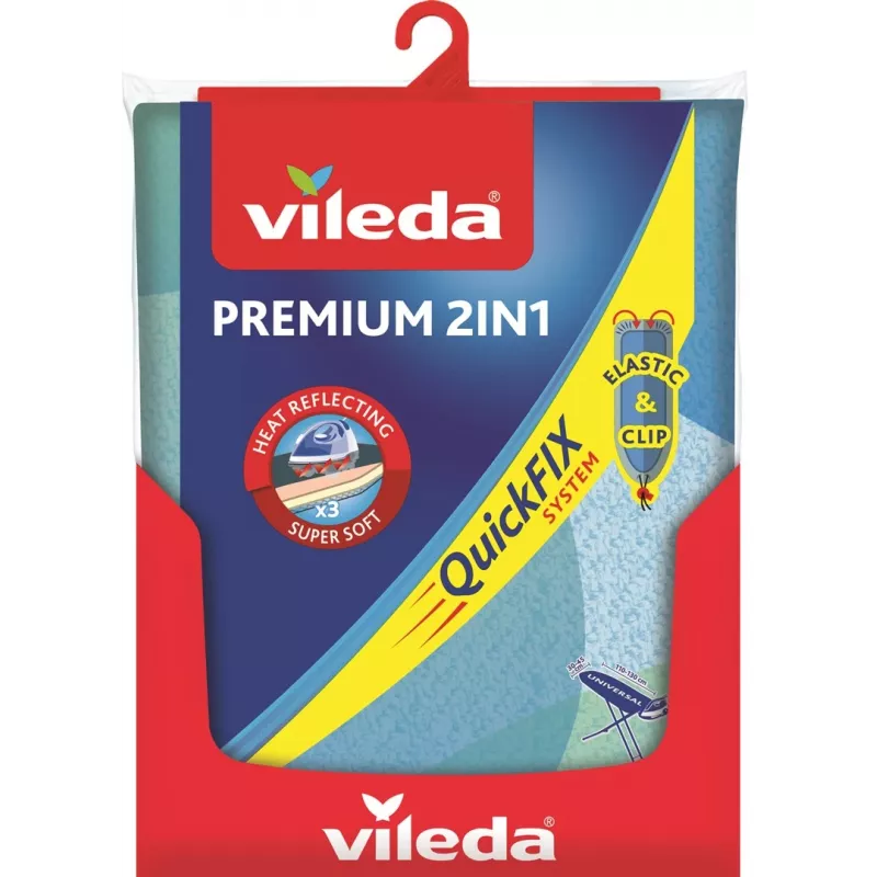 Vileda Premium 2 en 1 funda de tabla de planchar