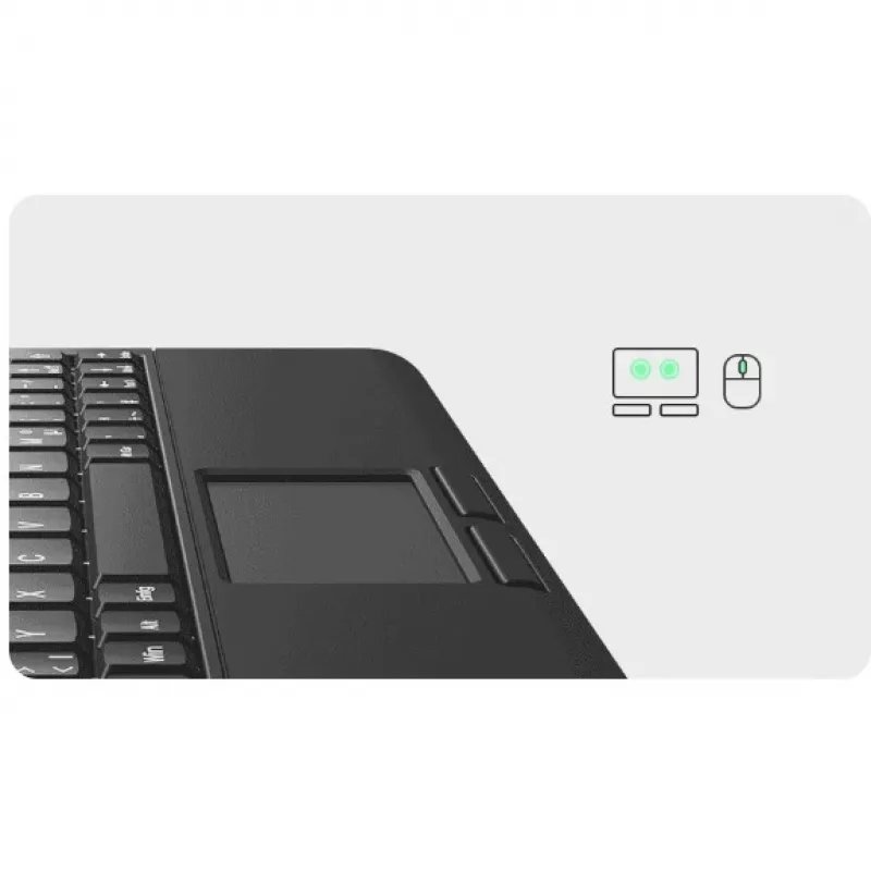 Teclado KeySonic KSK-3210ELU (DE) home USB QWERTZ alemán negro