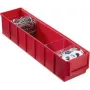 Caja de almacenamiento allit 456541 91 x 400 x 81 mm rojo