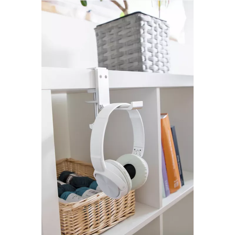 Soporte para auriculares DeLOCK 18450 ajustable aluminio plata