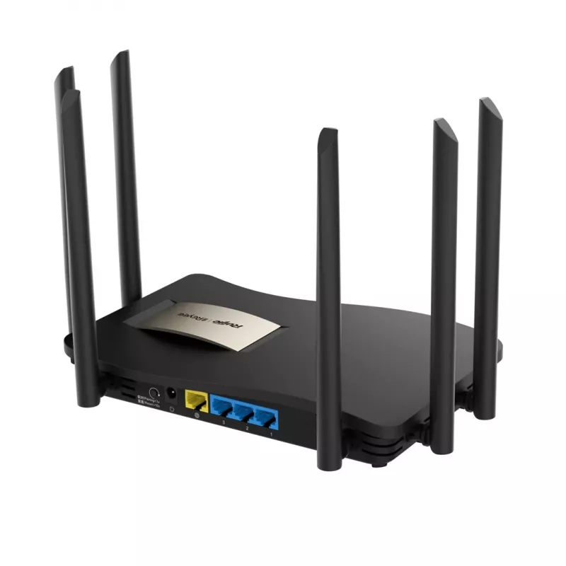 Router de sobremesa RUIJIE RG-EW1200G PRO Doble banda Wi‑Fi 5, 1300 Mbps, 6 antenas externas, 4 puertos Gigabit LAN
