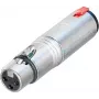 Neutrik - adaptador de audio - XLR3 hembra a conector macho estéreo hembra (NA3FJ)