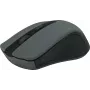 Ratón óptico inalámbrico DEFENDER MM-935 RF, ambidiestro, 1600 DPI, gris, receptor USB, pilas AAA