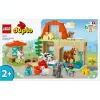 Juguete de construcción LEGO DUPLO cuidado de animales de granja set 10416 — 74 piezas, 2 minifiguras, edad 2+