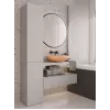 Armario alto de baño e shop Nel II crema – unidad de almacenamiento vertical, armario de baño independiente