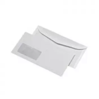 Sobre MAILmedia 20233/0 C6/5 blanco 114 x 229 mm con ventana