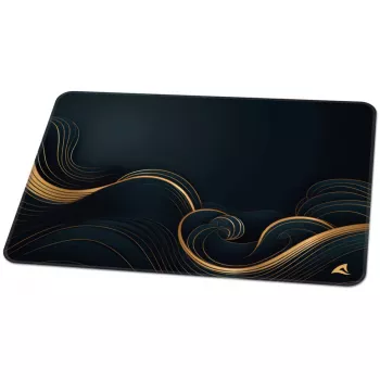 Sharkoon SKILLER SGP35 D2 Alfombrilla de ratón gaming, tamaño L, negro/dorado