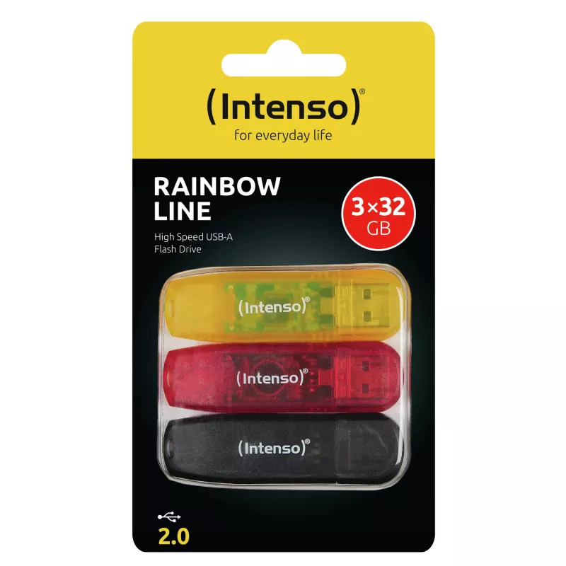 Memoria USB Intenso 32GB USB Type-A 2.0 Rainbow