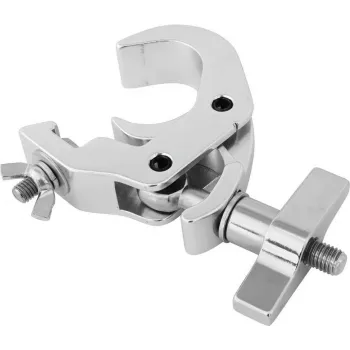 Gancho EUROLITE TH-260 plateado Quick-Lock diseño robusto