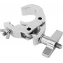 Gancho EUROLITE TH-260 plateado Quick-Lock diseño robusto