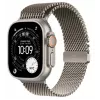 Smartwatch Apple Watch Ultra 3 GPS + Cellular 49 mm carcasa de titanio natural con correa Milanesa de titanio natural — 64 GB, OLED, 422×514, sumergible hasta 100 m, Grande