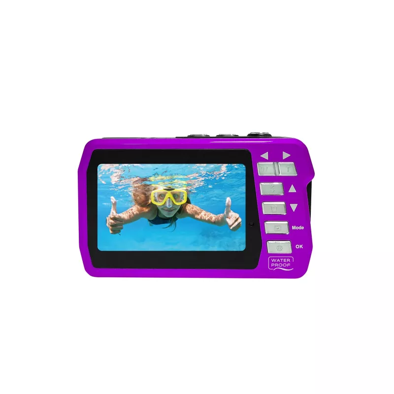 Cámara compacta sumergible EASYPIX Aquapix W3048‑V 12MP, zoom digital 4x