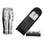 Extralink Multitool, navaja 23 en 1, con funda, plata