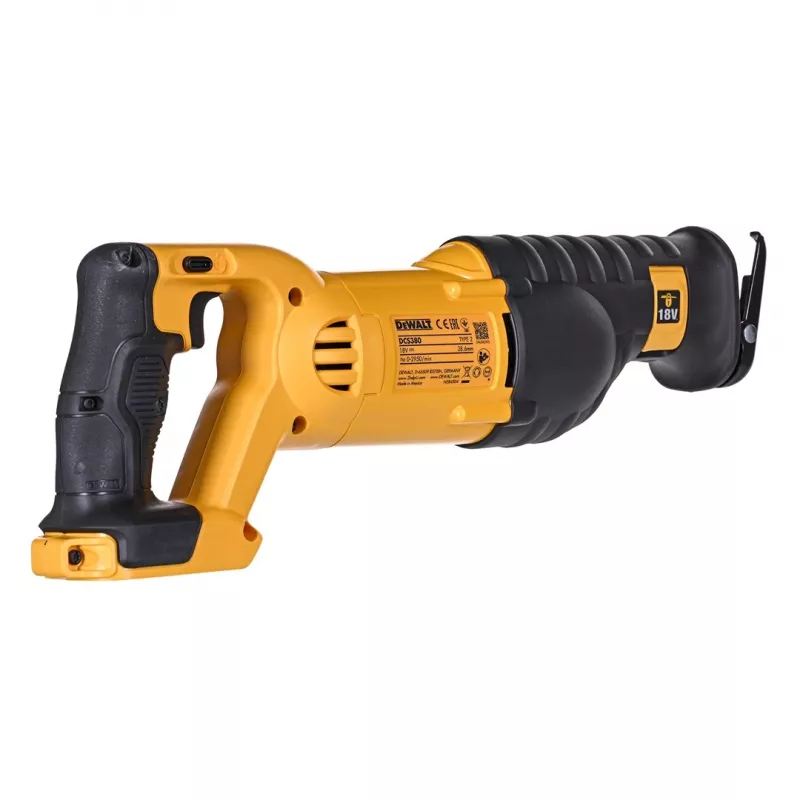 DeWALT DCS380N sierra sable 2,86 cm negro, amarillo