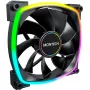 Ventilador de carcasa MONTECH RX140 PWM 140 mm ARGB Reverse-Blade - negro