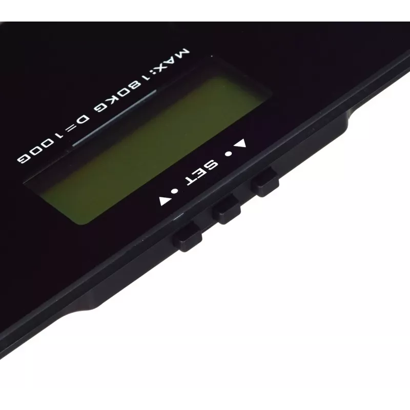 Báscula de baño Esperanza EBS018K – electrónica, 180 kg, negra