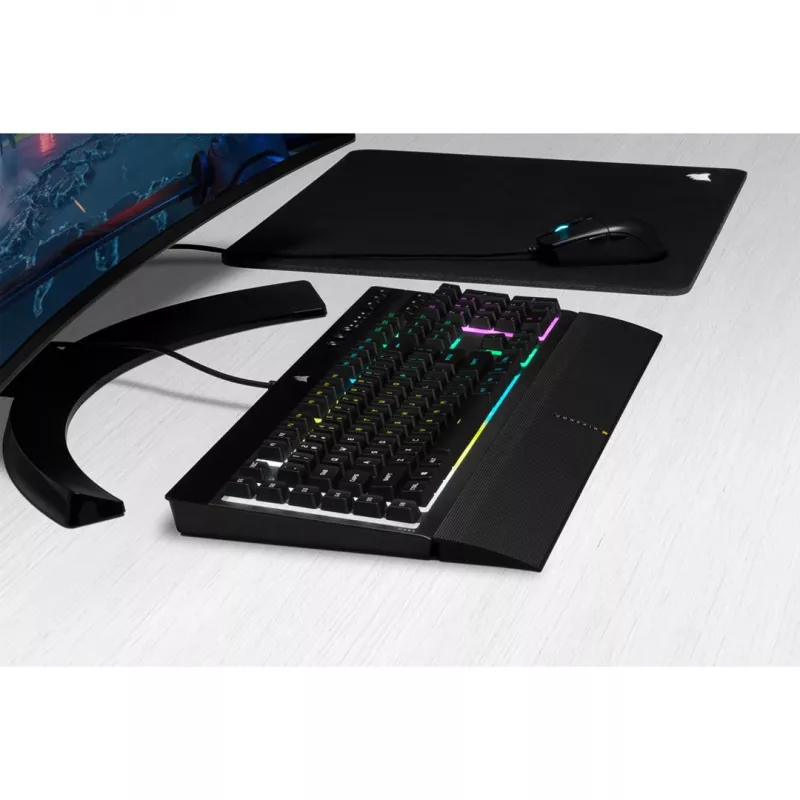 Corsair K55 RGB PRO teclado gaming USB QWERTZ alemán negro