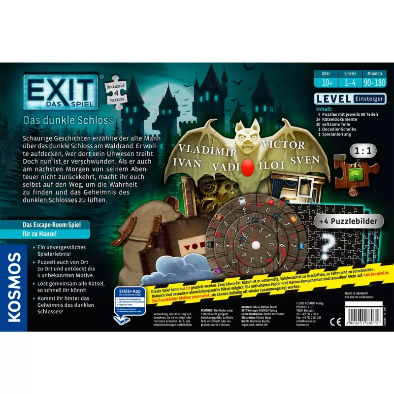 Kosmos 68078 juego de mesa puzzle