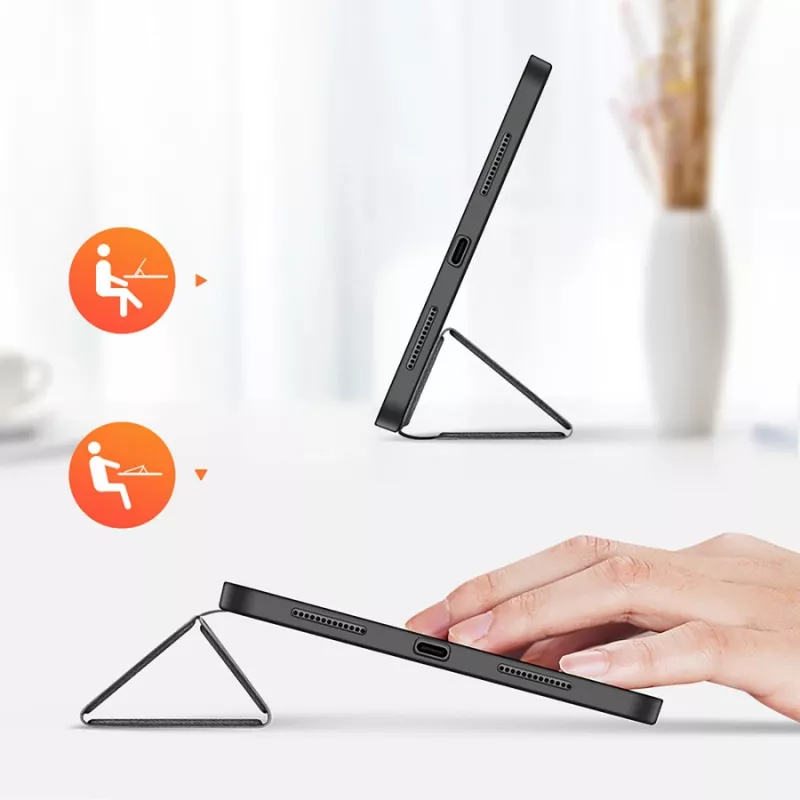 Funda para tablet dux ducis DUX DUCIS DOMO plegable con almacenamiento para lápiz para iPad 10 (2022) negra