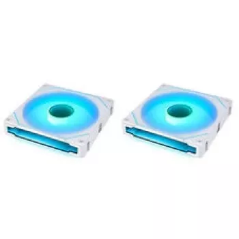Lian Li UNI FAN SL-INF 140 ARGB Reverse Blade PWM Fan Pack, blanco