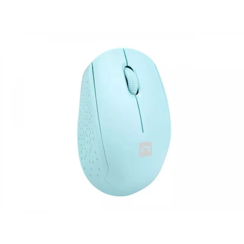 Natec Stork NMY-2001 ratón óptico inalámbrico, 1600 DPI, receptor USB, azul