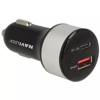 Cargador de dispositivos móvil Navilock 62782 Universal Negro DC Coche
