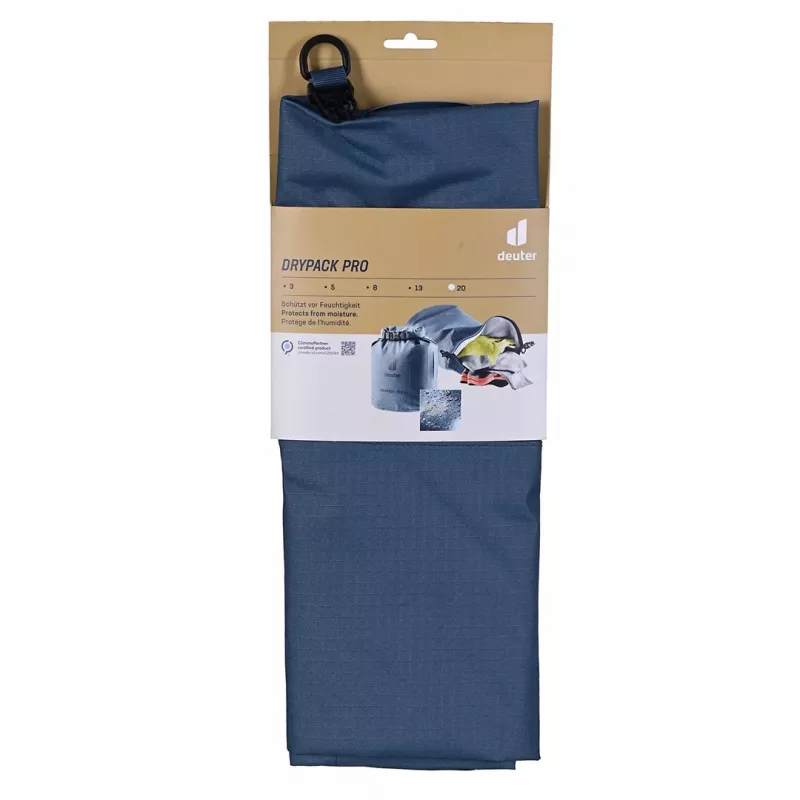 Bolsa impermeable DEUTER Drypack Pro 20 – capacidad de 20 L, cierre enrollable, costuras soldadas