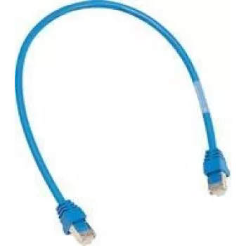 Cable de red Ethernet Hager ZZ45WAN100, RJ-45 a RJ-45, azul, 1 m