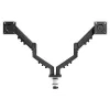 Soporte de monitor de doble brazo para escritorio TRACER TRAUCH47660 — brazos de metal ajustables, máx. 18 kg, VESA hasta 100×100, para pantallas de 13 inch–32 inch