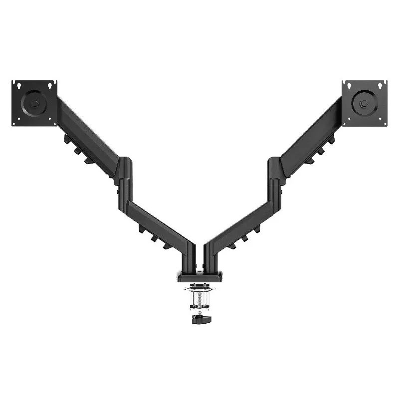 Soporte de monitor de doble brazo para escritorio TRACER TRAUCH47660 — brazos de metal ajustables, máx. 18 kg, VESA hasta 100×100, para pantallas de 13 inch–32 inch