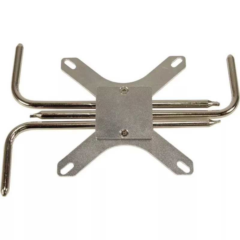 Disipador Inter-Tech IP-3, cobre, plateado, 165x100x12 mm
