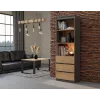 Estantería de oficina Top e shop RS-60 ANT/ART KPL — 3 estantes, tablero de partículas, 600×350×1800 mm