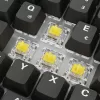Teclado gaming mecánico Sharkoon Skiller SGK50S3 PBT negro amarillo RGB