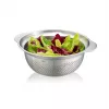 GEFU colador de cocina PREMIO G-28132, 27 cm malla de acero inoxidable, colador de mano