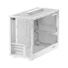 Caja de ordenador DeepCool CH160 PLUS WH Small Form Factor blanca, microATX, cristal templado, USB-C