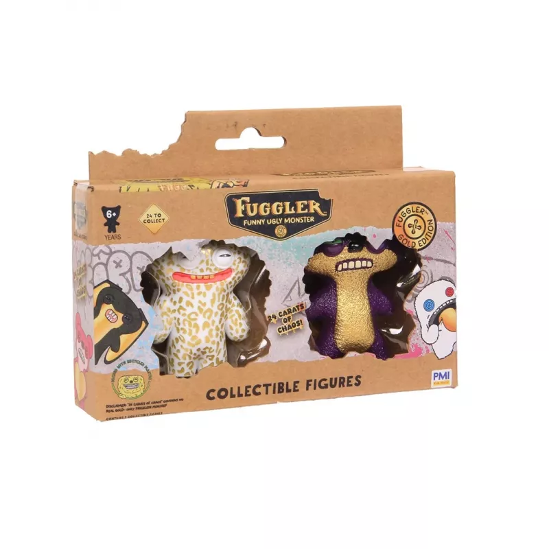 Figuras de acción pack de 2 p.m.i kids world FUGGLER S3 Gold Edition surtido