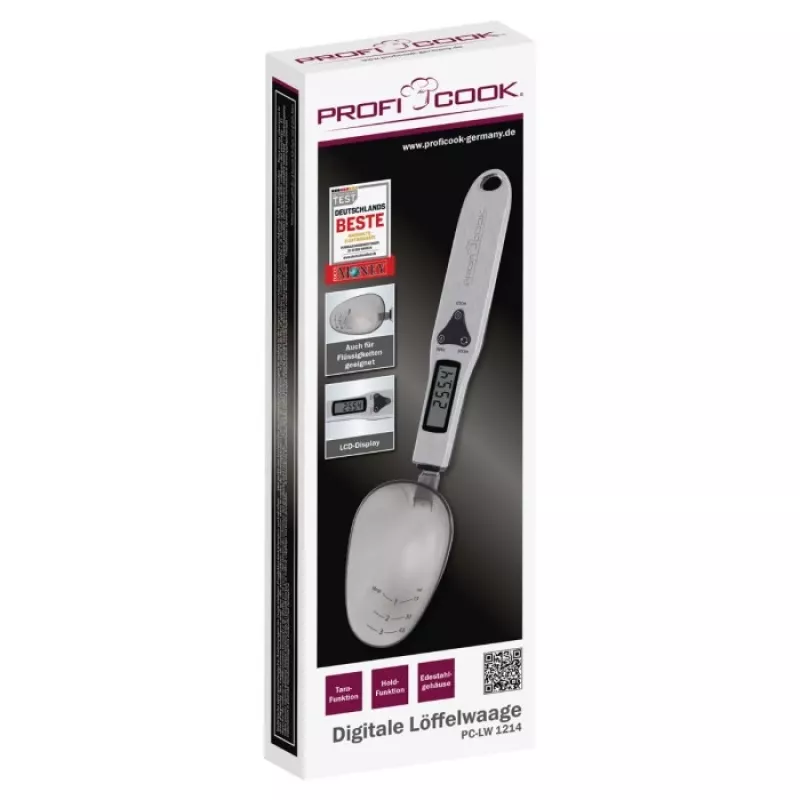 ProfiCook PC-LW 1214 acero inoxidable báscula de cocina electrónica