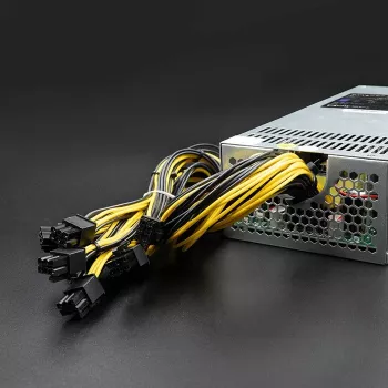 Fuente de alimentación PCI-E Qoltec 50177 Smart 1600W | 80 Plus Gold - Data Mining