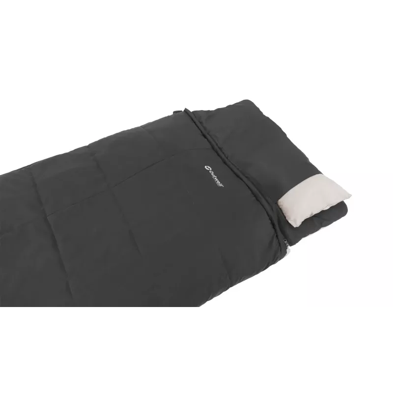 Saco de dormir Outwell Contour Prime adulto rectangular 850×2200 mm poliéster gris oscuro