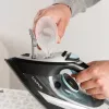 Plancha seca y de vapor Taurus Geyser Eco 3200 W, golpe de vapor 220 g/min, suela anodizada, negra
